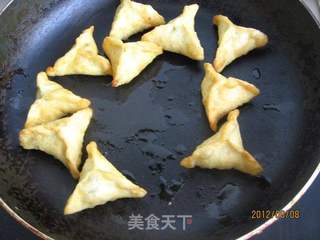 炸土豆泥糖三角的做法步骤:16