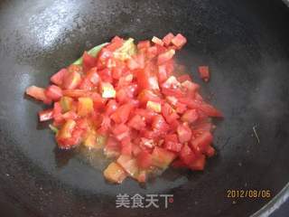茄汁年糕蟹的做法步骤:7