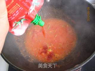 茄汁年糕蟹的做法步骤:8