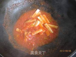 茄汁年糕蟹的做法步骤:9