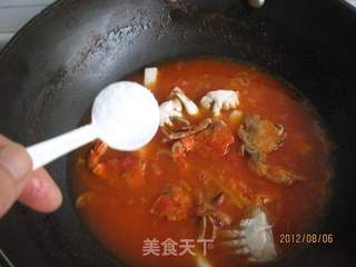 茄汁年糕蟹的做法步骤:12