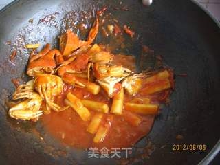 茄汁年糕蟹的做法步骤:14