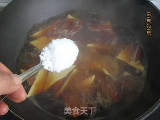 蜜汁豆干的做法步骤:9