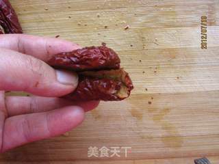 蜜汁红枣苦瓜段的做法步骤:7