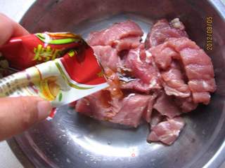 茄汁肉片的做法步骤:3