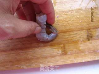 茄汁西兰花虾球的做法步骤:8