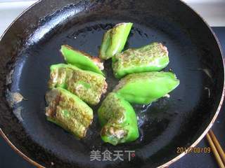 虎皮青椒肉盒的做法步骤:10