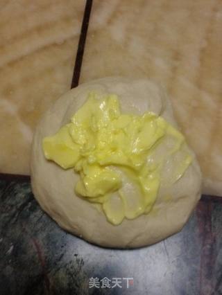奶油蜜豆小餐包(中种)的做法步骤:7