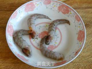 酱汁虾仁的做法步骤:2