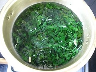 冬天享受春天的鲜味----荠菜豆腐丸子的做法步骤:2