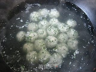 冬天享受春天的鲜味----荠菜豆腐丸子的做法步骤:8