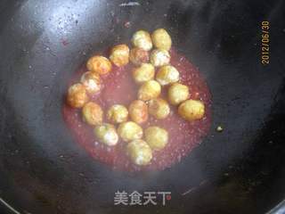 红乳虎皮鹌鹑蛋的做法步骤:9