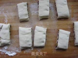 黑米葡萄干饼段的做法步骤:10