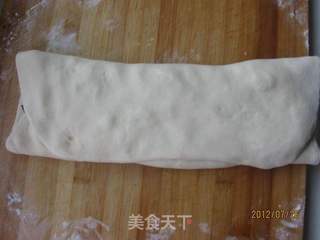 黑米葡萄干饼段的做法步骤:9