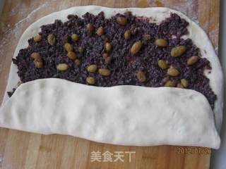 黑米葡萄干饼段的做法步骤:8
