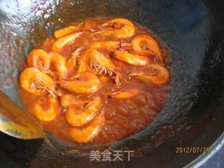 酸辣风味虾的做法步骤:13