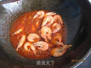 酸辣风味虾的做法步骤:12