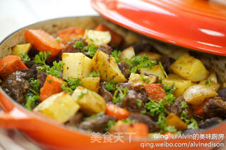 Beef with roasted potato & carrot stew的做法步骤：10