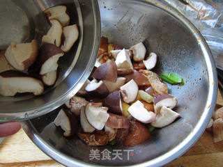 香菇蒸滑鸡的做法步骤:7