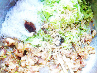 胶东特色大菜包---非常好吃的【双色萝卜豆腐粉丝包】的做法步骤:8