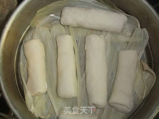 紫薯银丝卷的做法步骤:15