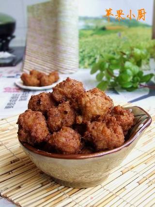 干炸肉丸的做法步骤:12