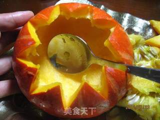 八宝南瓜的做法步骤:6