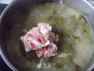 【食尚擂台火锅赛区】:健胃开脾---酸菜柠檬鸡火锅的做法步骤:7