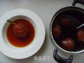 【食尚擂台西餐赛区】:养颜护肤---红酒炖梨的做法步骤:5