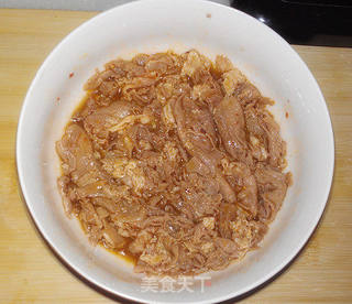 小炒烤牛肉的做法步骤：4