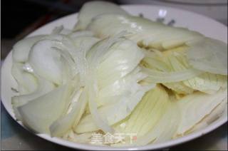 油泼辣子洋葱肉片的做法步骤:4