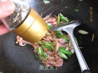 青蒜炒虾的做法步骤:7