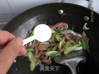 青蒜炒虾的做法步骤:6