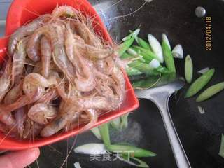 青蒜炒虾的做法步骤:4