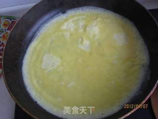 荠菜蛋卷的做法步骤:8