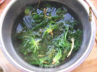 荠菜豆腐汤的做法步骤:3