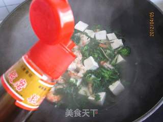 荠菜豆腐汤的做法步骤:9