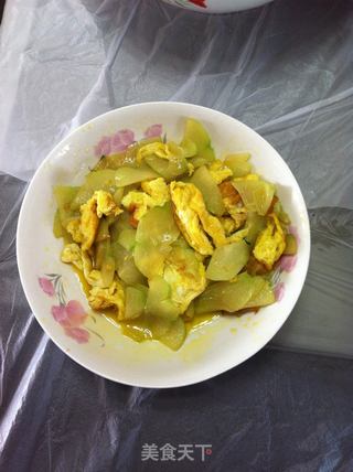 佛手瓜炒蛋的做法步骤：5