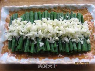 麻酱蒜豆角的做法步骤:7