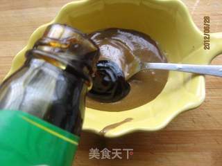 麻酱苦瓜虾干的做法步骤:7