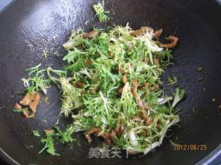 苦菊酱肉丝的做法步骤:11