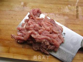 苦菊酱肉丝的做法步骤:4