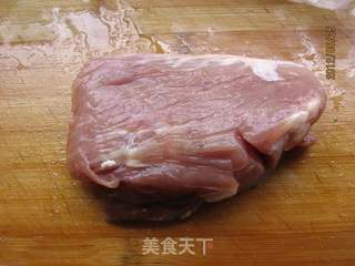 苦菊酱肉丝的做法步骤:3