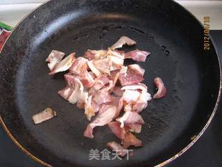小炒培根荷兰豆的做法步骤:7