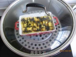 橄榄菜蒸南瓜的做法步骤:5