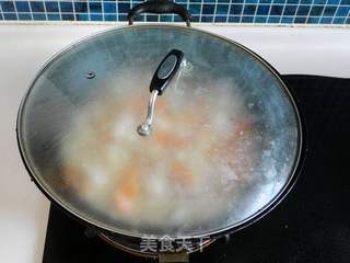 椰汁咖喱海鲜的做法步骤:17