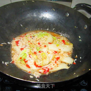 以前见外婆做过的--白菜煮剩饭的做法步骤:6