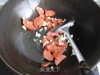 火腿西兰花的做法步骤:4