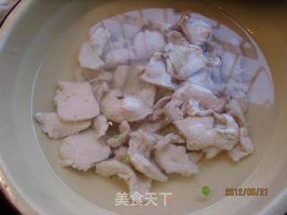 荷兰豆炒鸡片的做法步骤:7