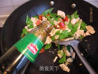荷兰豆炒鸡片的做法步骤:14